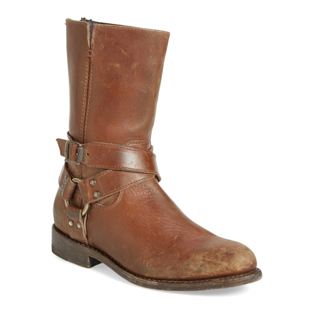 New Frye Jayden Harness Buckle Boots - Picture 1 of 5